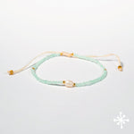 Single Pearl Anklet with Seed Beads