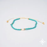 Single Pearl Bracelet with Seed Beads