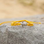 Turtle Bracelet with Yellow cord