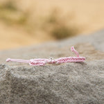 Wave Bracelet Pink cord